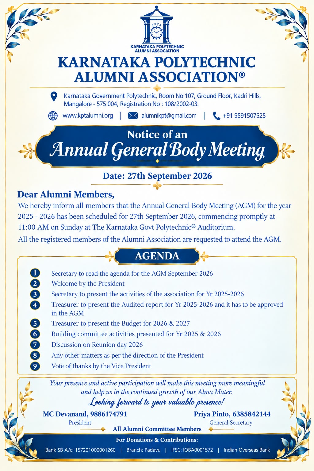 Annual General Body Meeting